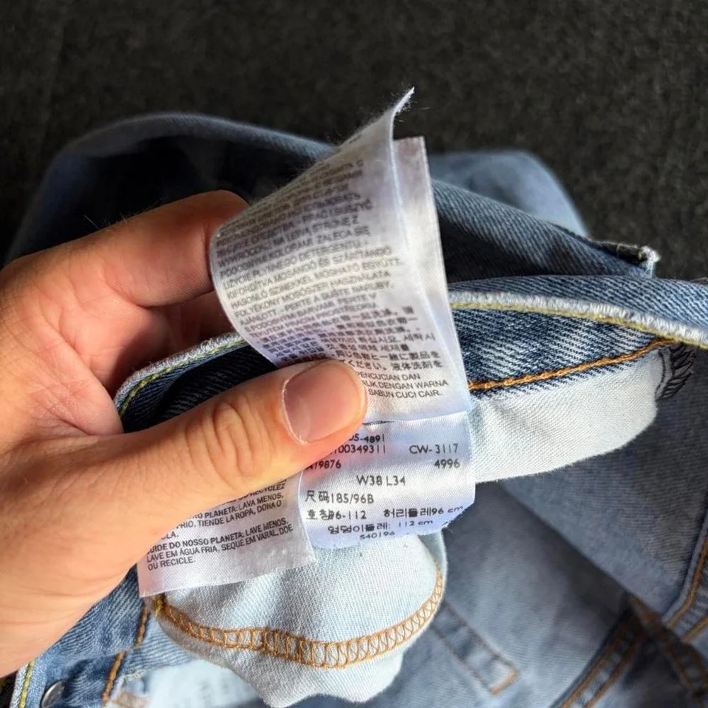 90s levis light wash loose jeans